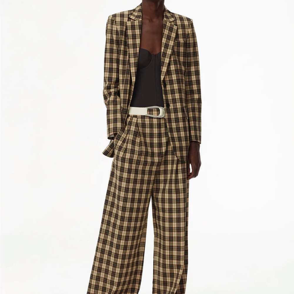 TIBI 00 Plaid pants